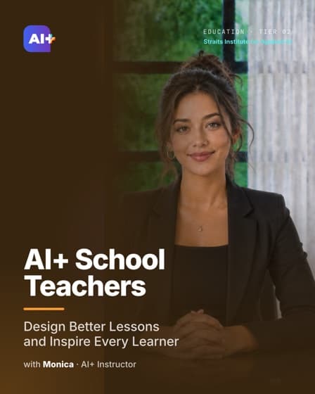 AI+ School Teachers — course cover