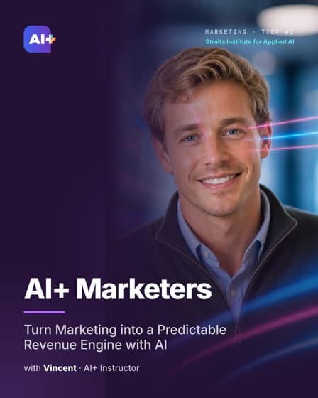 AI+ Marketers — course cover