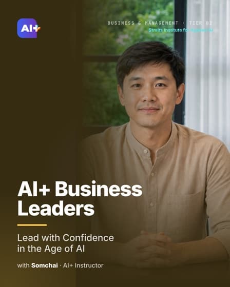 AI+ Business Leaders — course cover