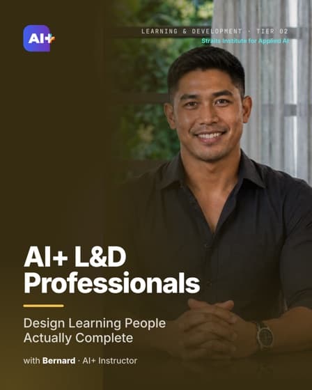 AI+ L&D Professionals — course cover