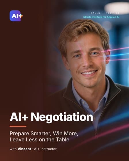 AI+ Negotiation — course cover