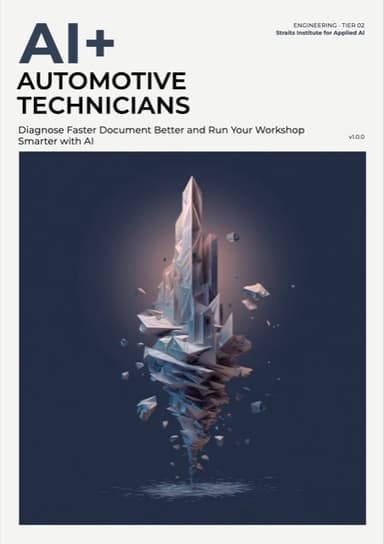 AI+ Automotive Technicians — front cover