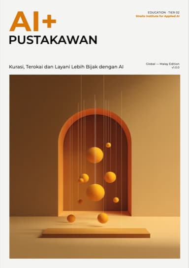 AI+ Librarians — Malay edition — front cover