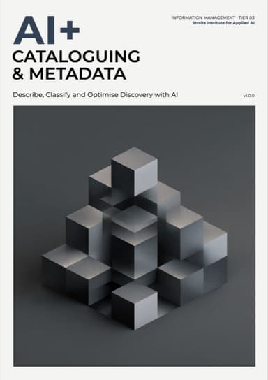 AI+ Cataloguing & Metadata — front cover